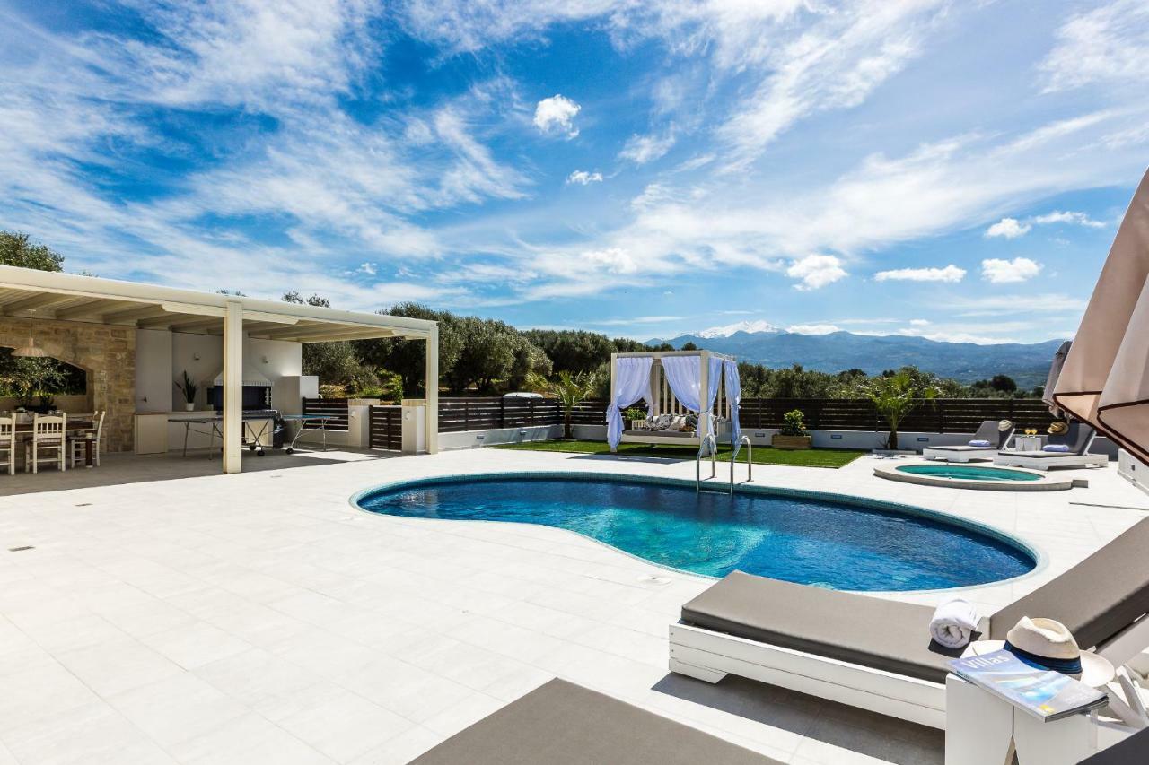 Caramel Villa, With 40M2 Pool & Spa Whirlpool, By Thinkvilla Panormos  Экстерьер фото