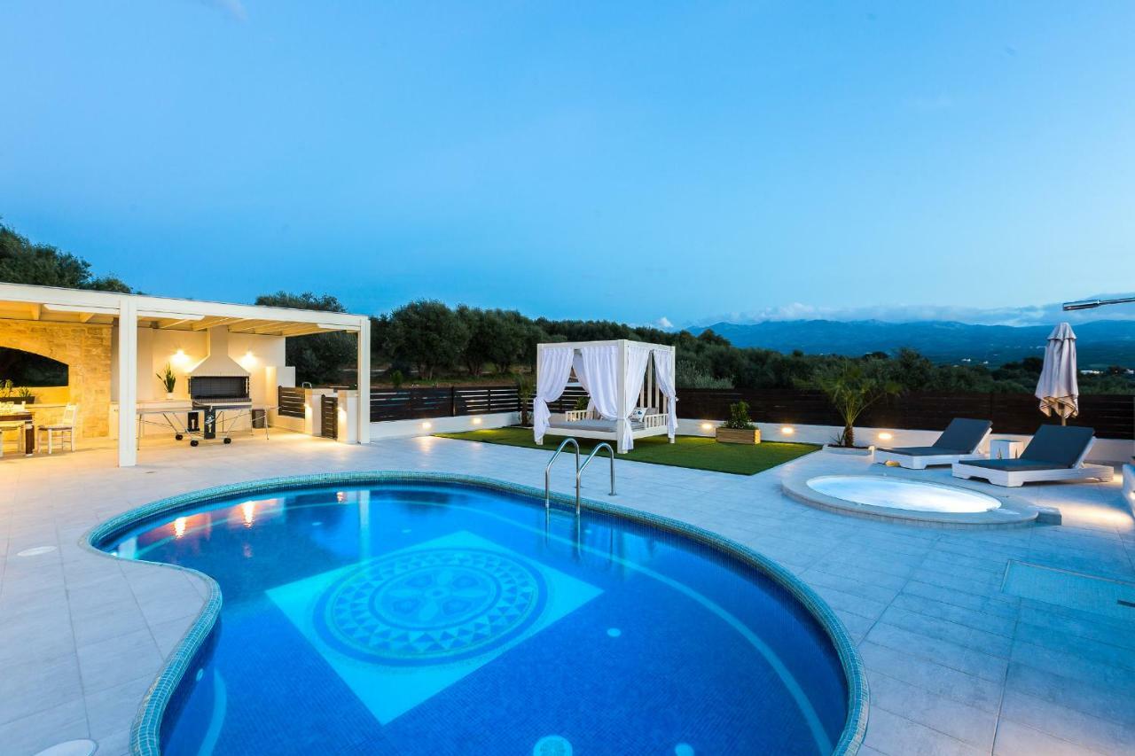 Caramel Villa, With 40M2 Pool & Spa Whirlpool, By Thinkvilla Panormos  Экстерьер фото