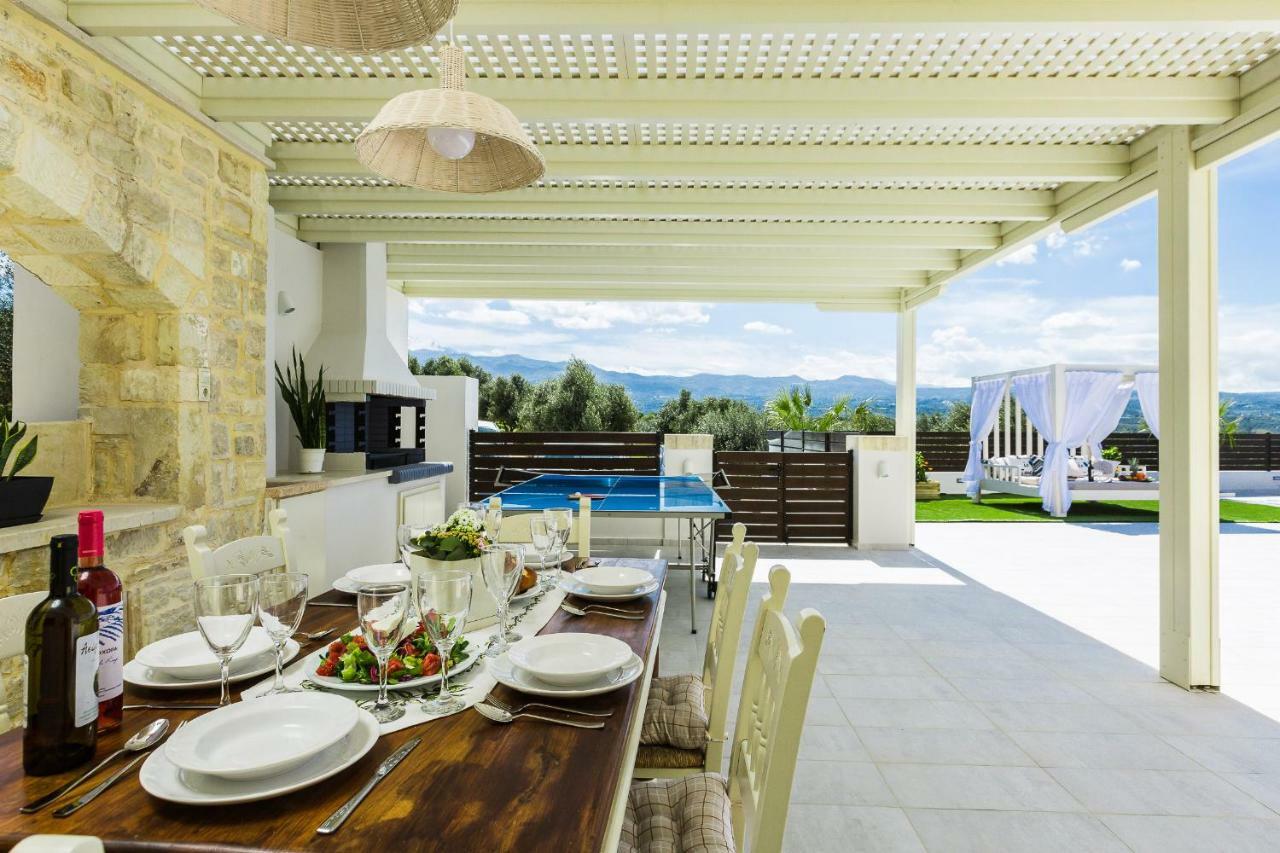 Caramel Villa, With 40M2 Pool & Spa Whirlpool, By Thinkvilla Panormos  Экстерьер фото